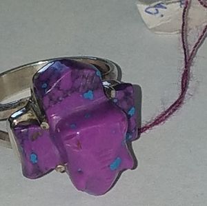 Purple Turquoise  Ring